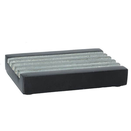 Porte savon noir