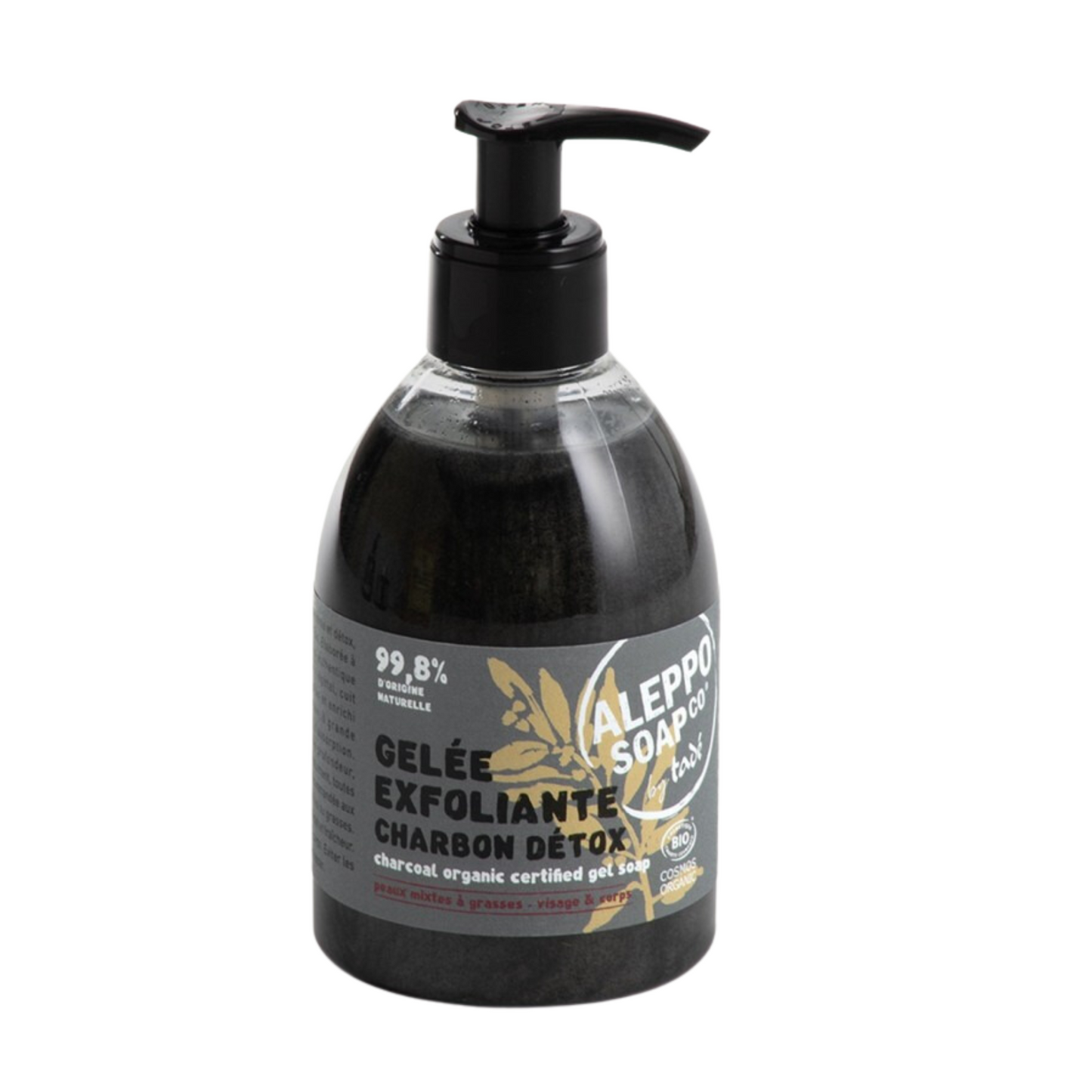 Gelée exfoliante au charbon . détox