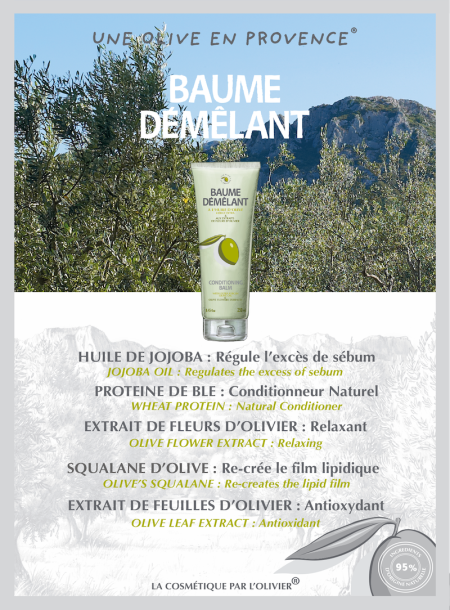 Baume démêlant à l'huile d'olive