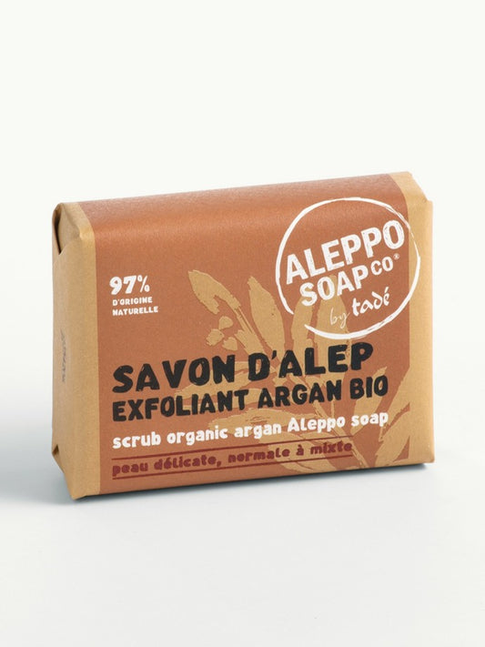 Savon d'Alep exfoliant | Argan bio