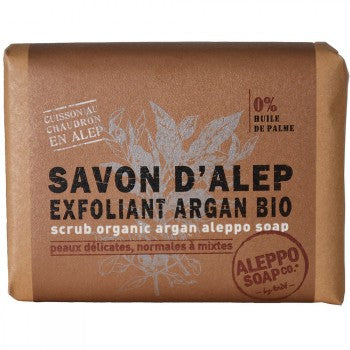 Savon d'Alep exfoliant 100g | Argan bio