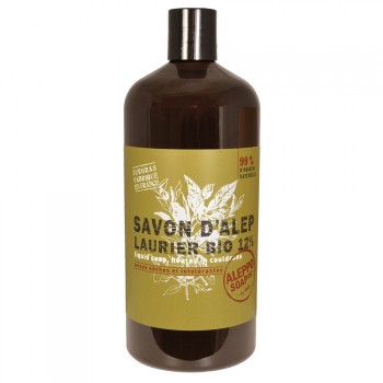 Savon d'Alep, recharge 1L | Laurier 12%