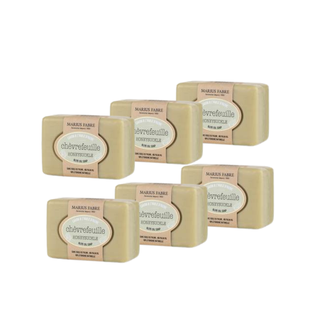 Savonnette parfumée Chèvrefeuille | pack de 6x100g