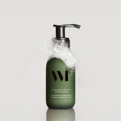 Lait moussant nettoyant