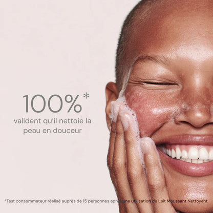Lait moussant nettoyant