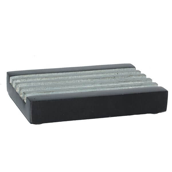 Porte savon noir