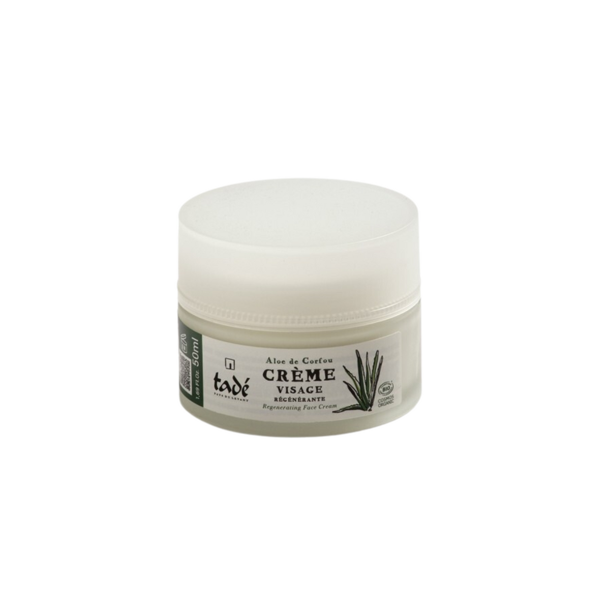 Crème visage régénérante Bio Aloé de Corfou