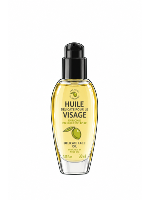 Huile délicate visage à l'huile d'olive