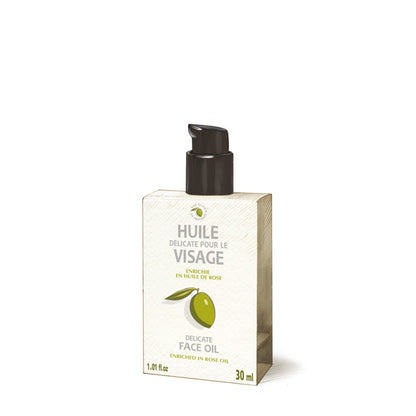 Huile délicate visage à l'huile d'olive