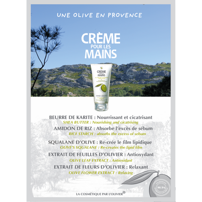 Crème mains à l'huile d'olive