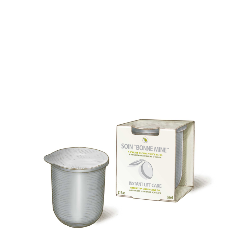 Soin "bonne mine"  à l'huile d'olive • rechargeable