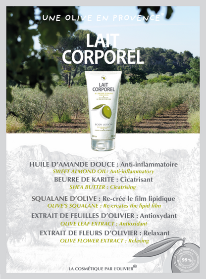 Lait corps à l'huile d'olive