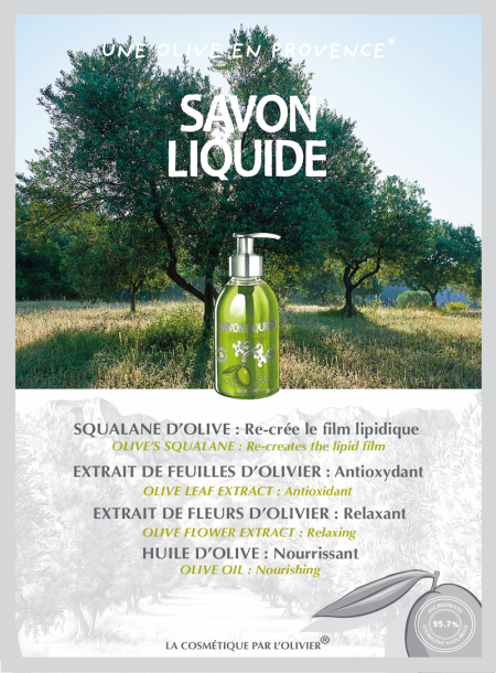 Savon liquide à l'huile d'olive