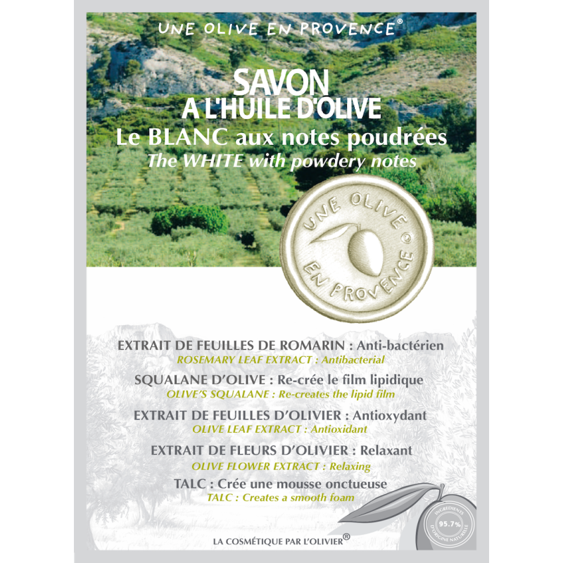 Savon blanc à l'huile d'olive