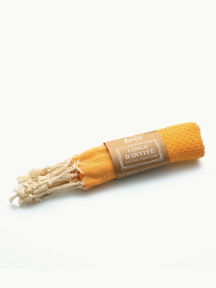 Linge d'invité en coton Bio | ORANGE