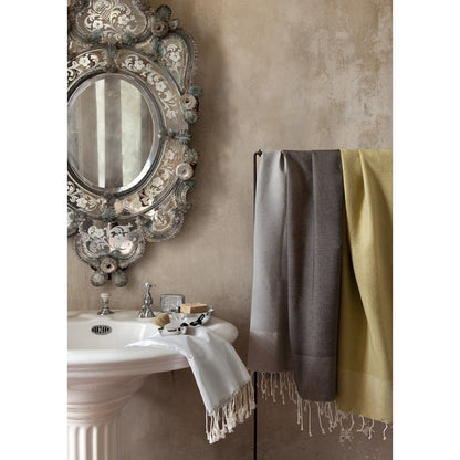 Linge de Hammam 180x100cm en coton Bio | GRIS