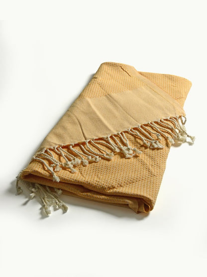 Linge de Hammam 180x100cm en coton Bio | ORANGE