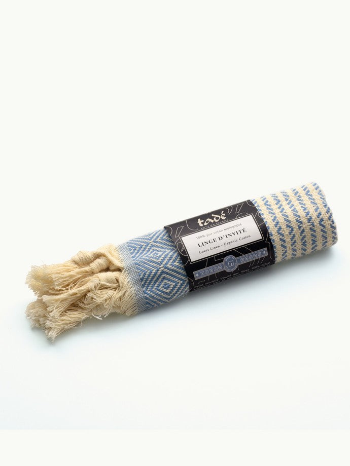 Linge d'invité en coton Bio | BLEU