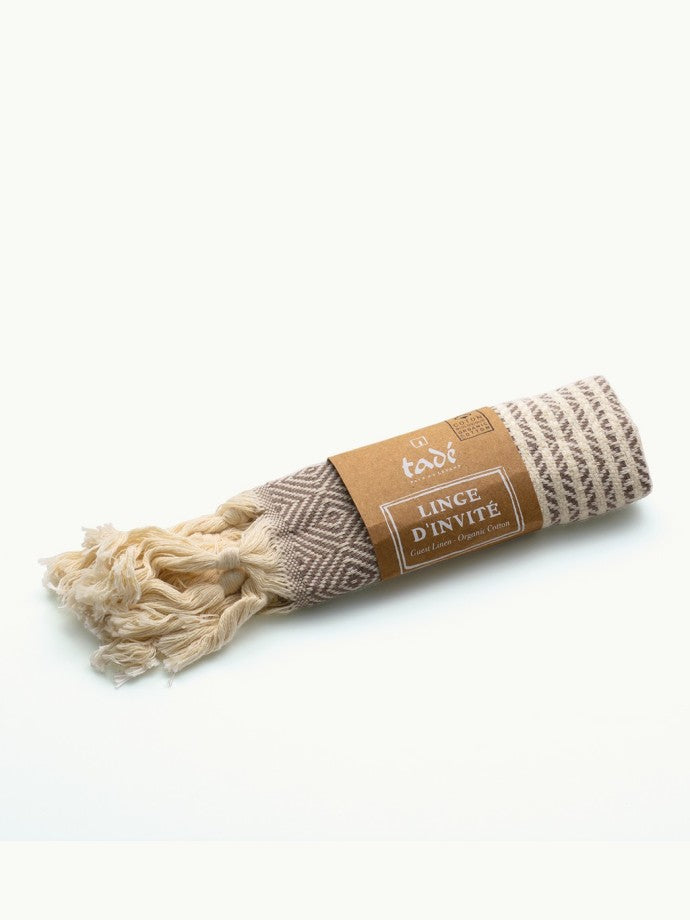 Linge d'invité en coton Bio | GRIS
