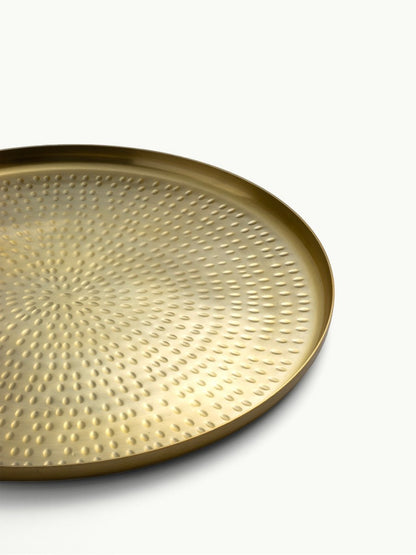 Plateau rond | Laiton