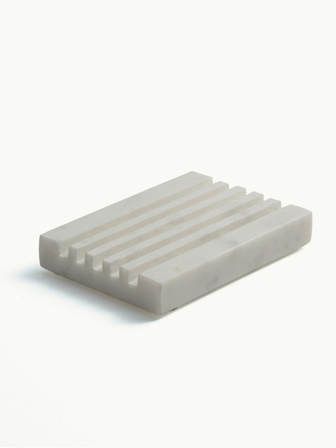 Porte savon | Marbre blanc