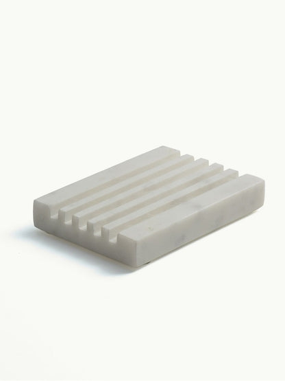 Porte savon | Marbre blanc