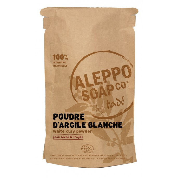 Poudre d'Argile blanche certifiée ECOCERT - 100g