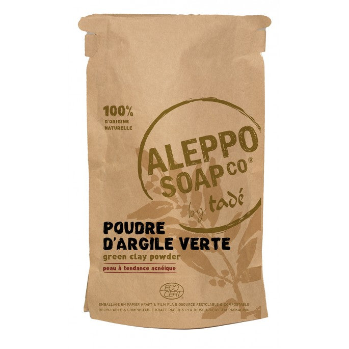 Poudre d'Argile verte certifiée ECOCERT - 200g