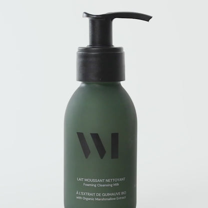 Lait moussant nettoyant