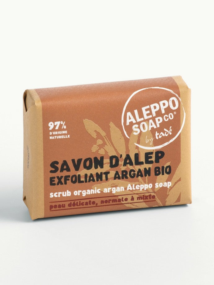 Savon d'Alep exfoliant | Argan bio