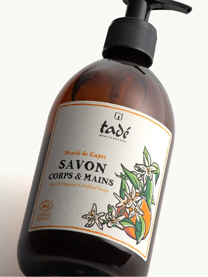 Savon liquide Bio Néroli de Capri