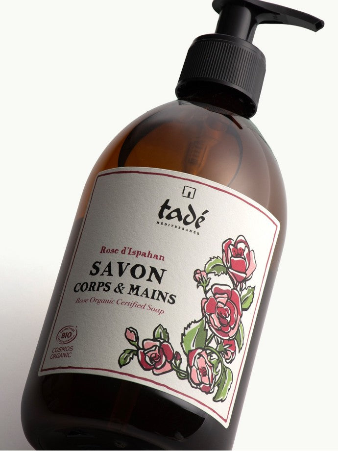 Savon liquide Bio Rose d'Ispahan