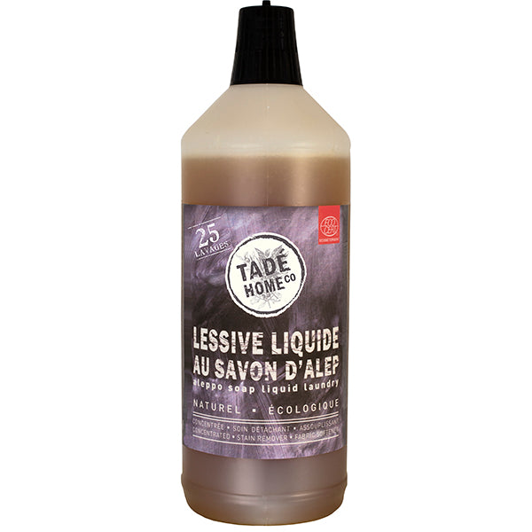 Lessive liquide au savon d'Alep 1L | Ecocert