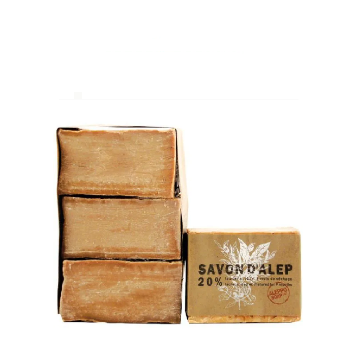 Savon d'Alep 20% Laurier | PACK 3x200g