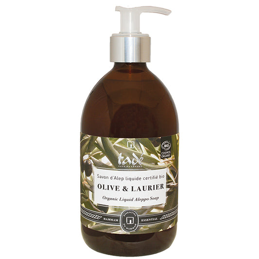 Savon d'Alep 500ml Bio | Olive & Laurier