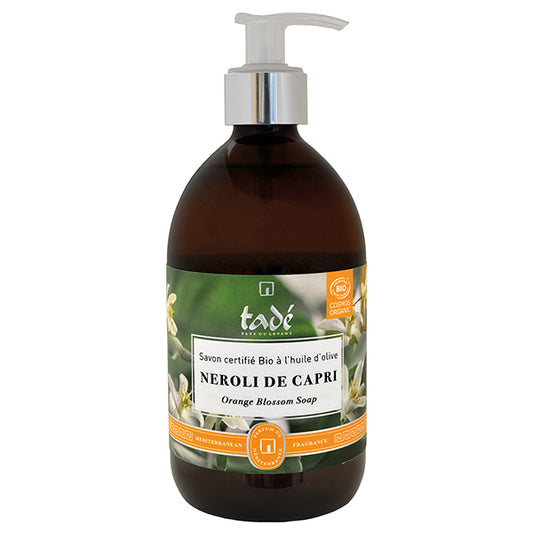 Savon liquide 500ml Bio | Néroli de Capri